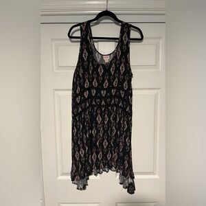 Mossimo Supply Co. Patterned Lace Insert Dress